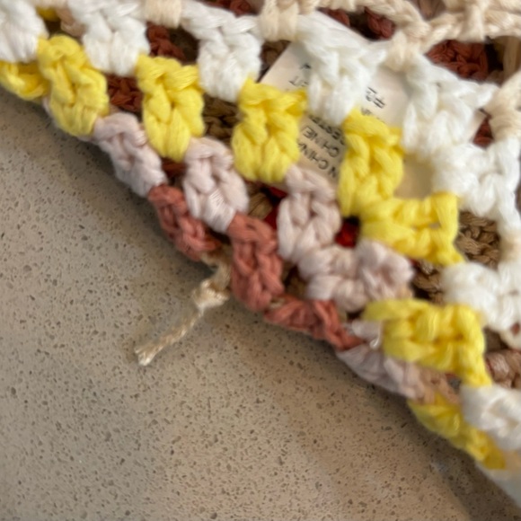 Shein Embroidery Bohemian Knitted Top size Medium Multicolor - Picture 3 of 7